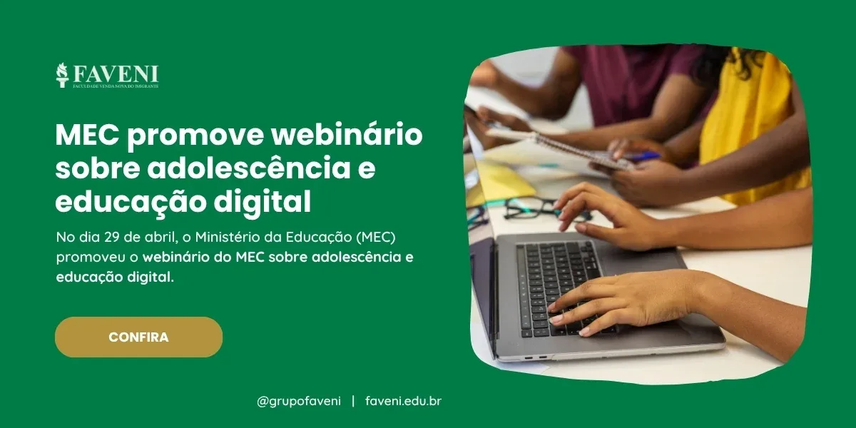MEC promove webinário sobre adolescência e educação digital