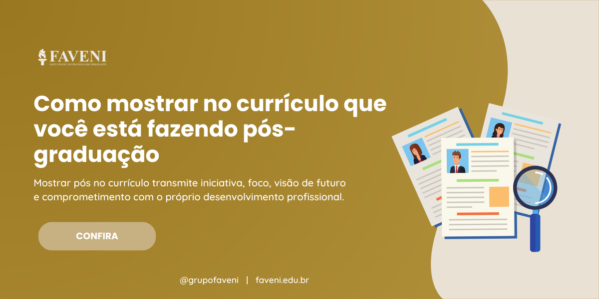Como mostrar no currículo que você está fazendo pós-graduação
